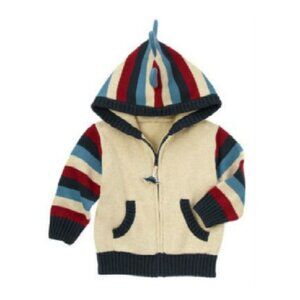 NWT Gymboree Dinosaur Academy Hooded Zip Up Sweater 2T